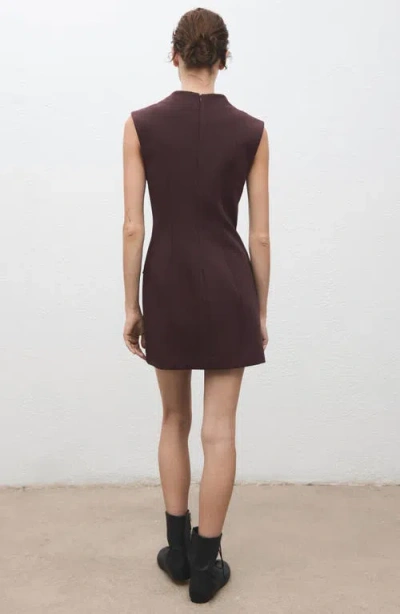 Mango Melo Sleeveless Dress In Brown
