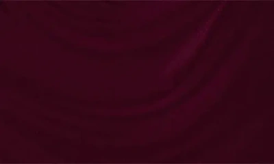 Alex Evenings Plus Size Illusion-trim Ruffled Gown In Burgundy