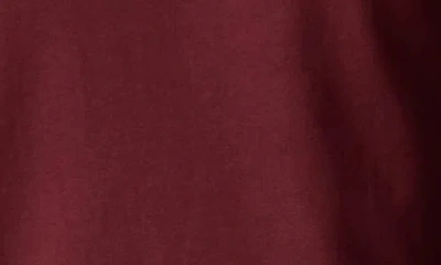 The Normal Brand Lennox Cotton Long Sleeve T-shirt In Burgundy