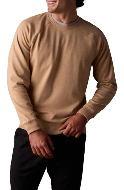 The Normal Brand Puremeso Everyday Crewneck Sweatshirt In Brown