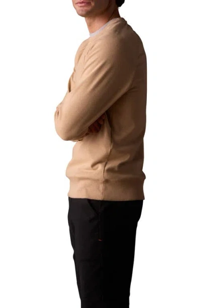 The Normal Brand Puremeso Everyday Crewneck Sweatshirt In Brown