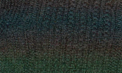 Liverpool Los Angeles V Neck Cable Knit Sweater In Green