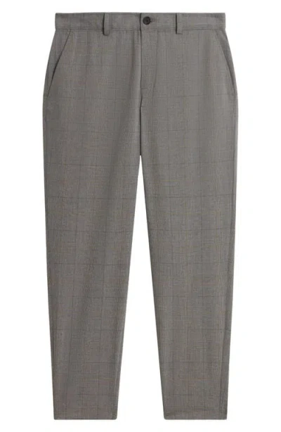 Ted Baker Nathain Check Slim Fit Pants In Gray