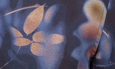 Ted Baker Kalmill Regular Fit Leaf Shadow Print Long Sleeve Shirt In Multi