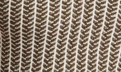 Ted Baker Kolomer Herringbone Texture Polo In Brown