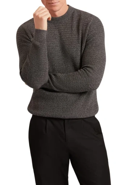 Ted Baker Monya Textured Cotton Blend Sweater In Gray