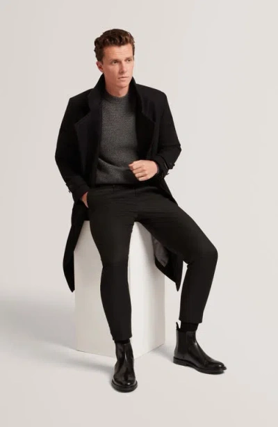 Ted Baker Monya Textured Cotton Blend Sweater In Gray