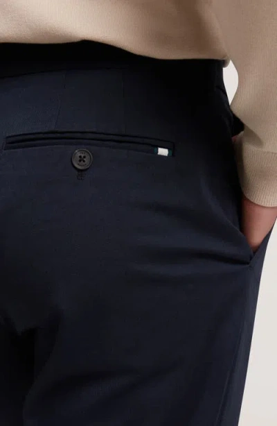 Ted Baker Howeton Slim Stretch Cotton Chino Pant In Blue