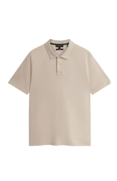 Ted Baker Connall Cotton Polo In Gray