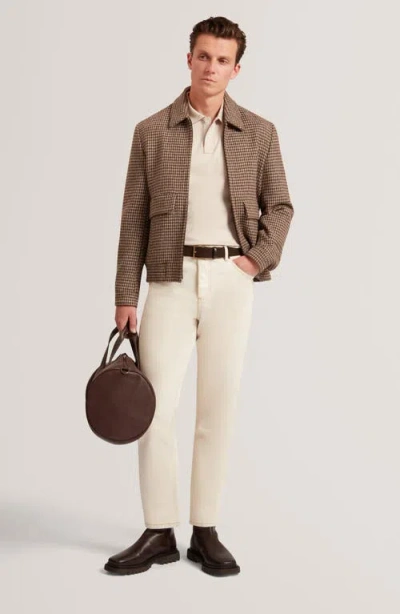 Ted Baker Connall Cotton Polo In Gray