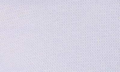 Victor Emmanuel Regular Fit Geometric Print Knit Cotton Dress Shirt In Purple