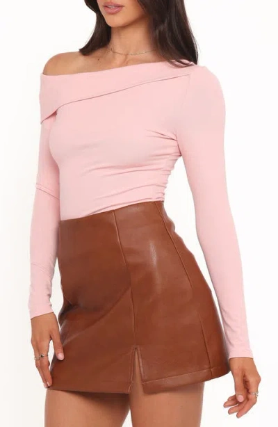 Petal And Pup Petal & Pup Liah One-shoulder Top In Animal Print