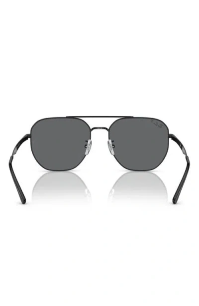 Ray Ban Ray-ban 59mm Polarized Irregular Sunglasses In Gray