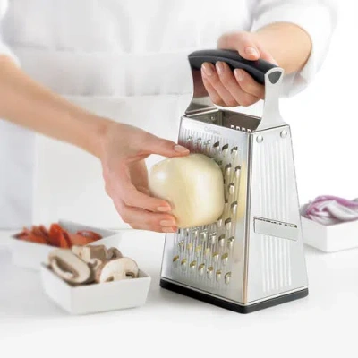 Cuisipro Surface Glide Technology 4 Sided Box Grater In Silver