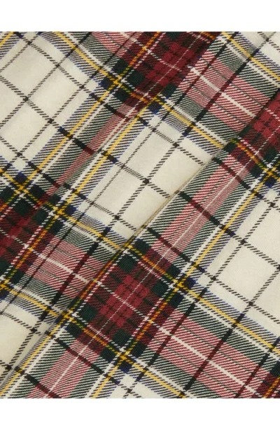 Ralph Lauren Plaid Cotton Jersey Dress & Bloomer In Multi