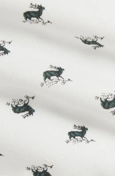 Ralph Lauren Reindeer Magic Fleece Hoodie & Pants Set In White