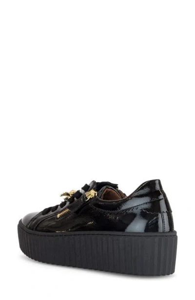 Gabor 63.201 Platform Sneaker In Black