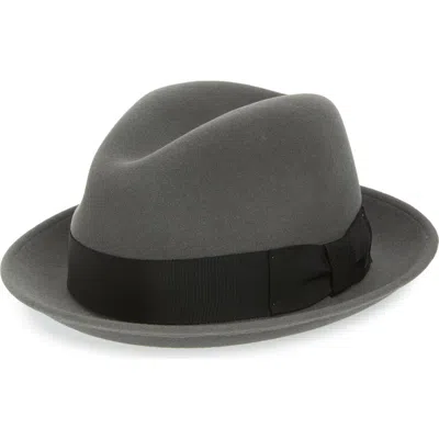Bailey Bogan Wool Fedora In Brown