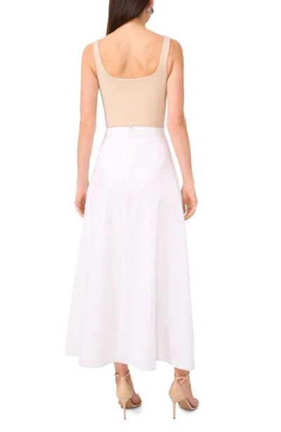 Vince Camuto A-line Maxi Skirt In White