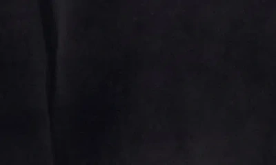 Vince Camuto Sequin Front Zip Hoodie In Black