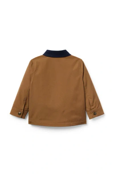 Janie And Jack The Utility Field Jacket In Brown