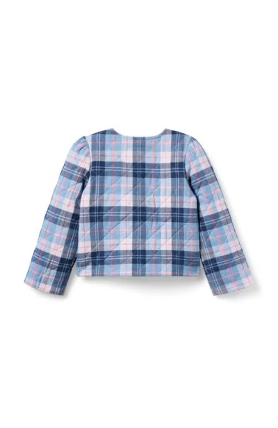 Janie And Jack The Plaid Bow Jacket In Multi