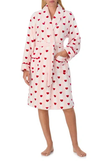 Kate Spade New York Love Long Sleeve Robe In Pink