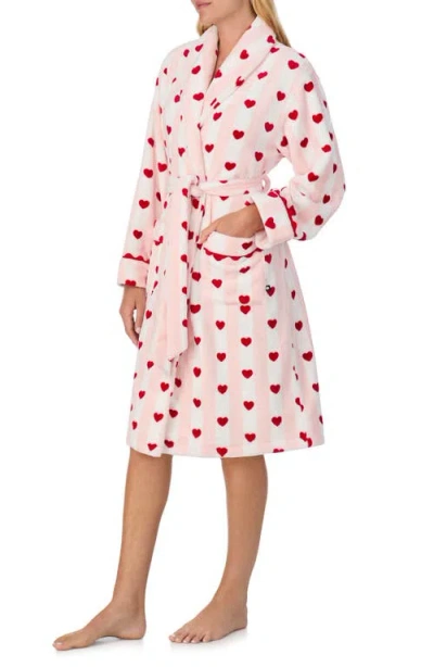 Kate Spade New York Love Long Sleeve Robe In Pink