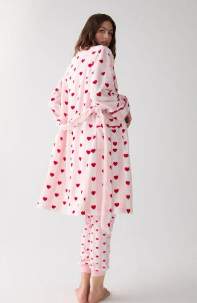 Kate Spade New York Love Long Sleeve Robe In Pink