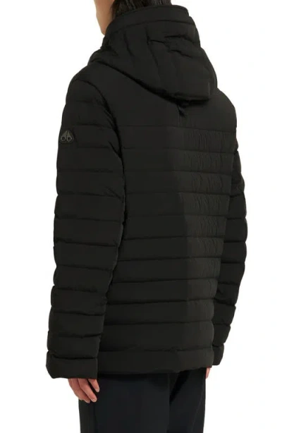 Moose Knuckles Greystone 3q Down Jacket In Black