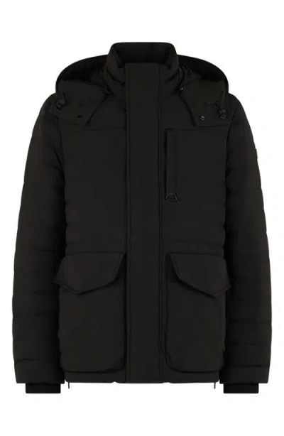 Moose Knuckles Greystone 3q Down Jacket In Black