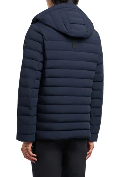 Moose Knuckles Greystone 3q Down Jacket In Blue
