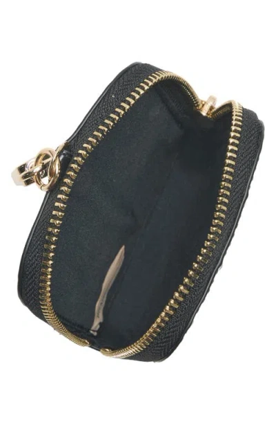 Brahmin Katelynn Leather Coin Purse In Black