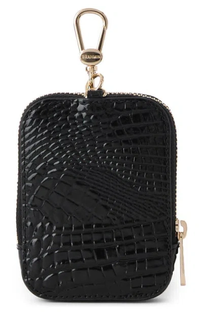 Brahmin Katelynn Leather Coin Purse In Black