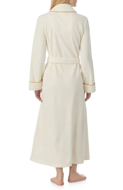 Ralph Lauren Womens Cream Dalton Fleece Long Robe In Neutral