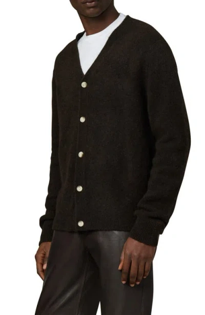 Joe's V-neck Cardigan In Brown
