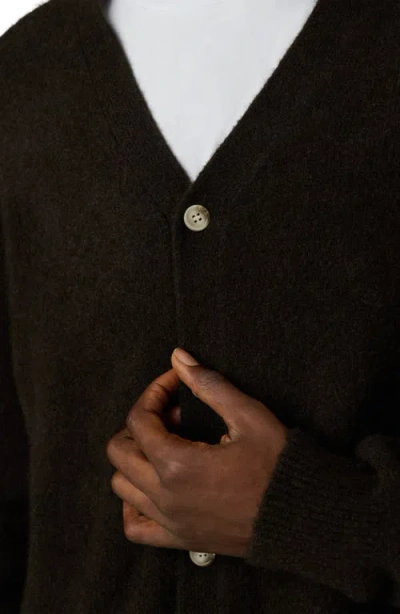 Joe's V-neck Cardigan In Brown