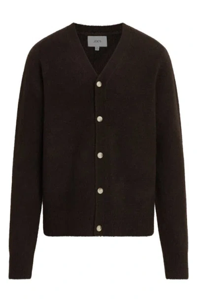 Joe's V-neck Cardigan In Brown