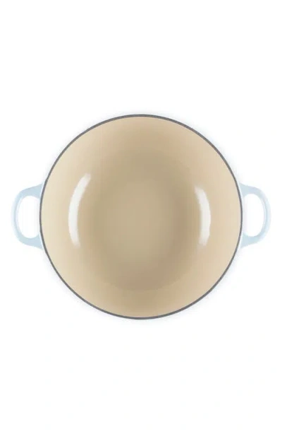 Le Creuset Holly Collection Enameled Cast Iron 4.5 Qt. Traditional Chef's Oven With Lid In Blue