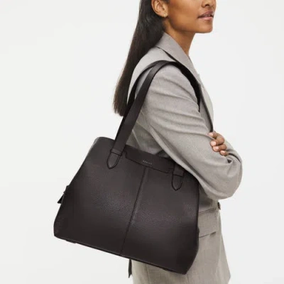Radley Piccardy Hill 2.0 Medium Ziptop Shoulder Bag In Gray