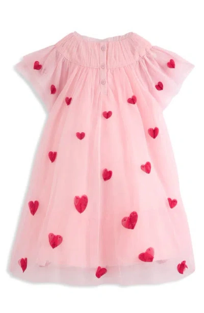 Mini Boden Kids' Embroidered Tulle Dress In Pink