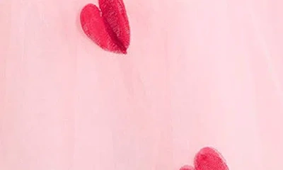 Mini Boden Kids' Embroidered Tulle Dress In Pink