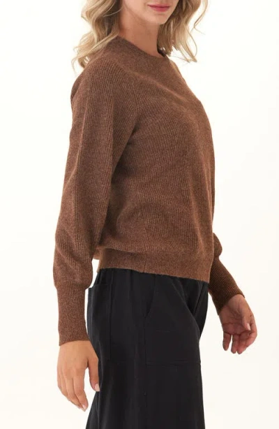 Threads 4 Thought Avalee Rib Sweater In Brown