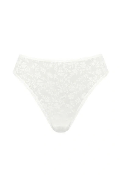 Cuup The Highwaist Botanical Lace In White