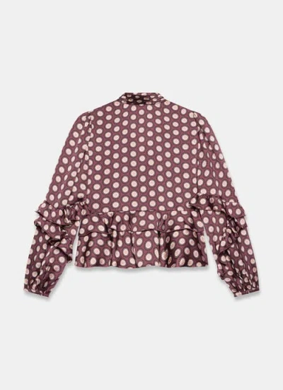 Mint Velvet Geometric Print Top In Multi