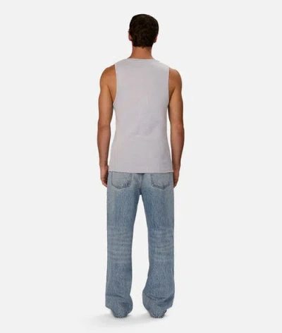 Industrie Australia The Washed Brando Ribbed Tank Top In Blue