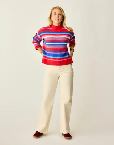 Carve Designs Olivia Plush Sweater In Multi