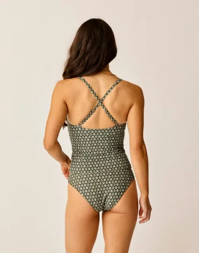 Carve Designs Serenity Compression Tankini In Gray