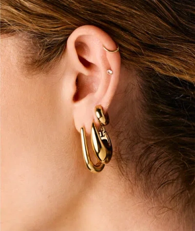 Hey Harper September Oval Earrings In Brown