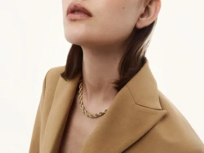 Hey Harper Chunky Silhouette Necklace In Gold